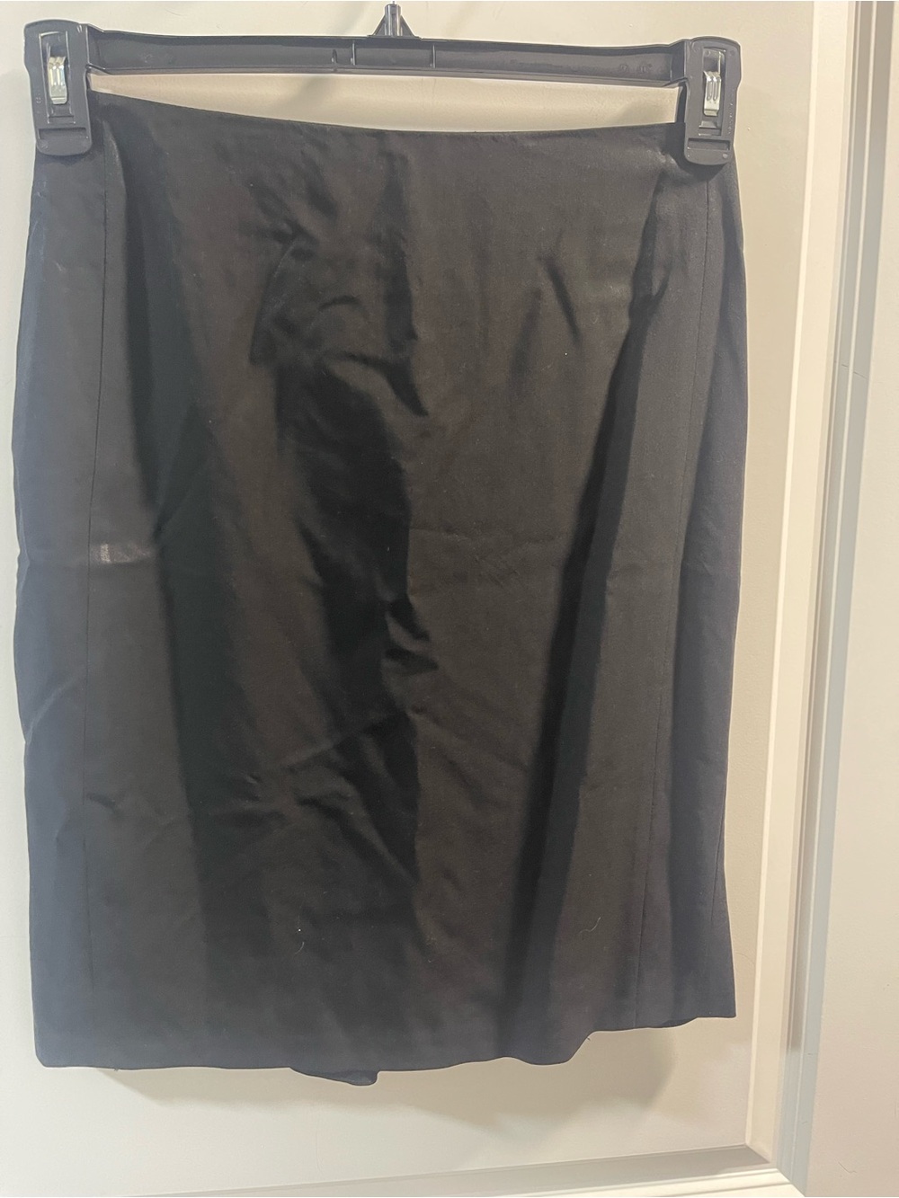 Akris Punto Black Pencil Skirts Have Small Flawed